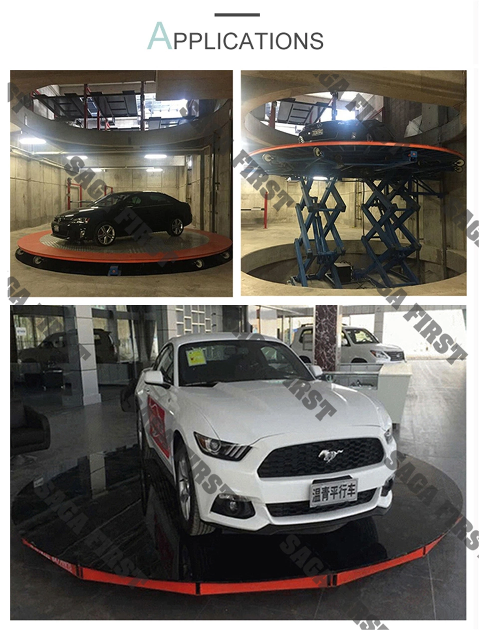 Rotation Table Car Table Parking Platform Lift Rovolving Stage